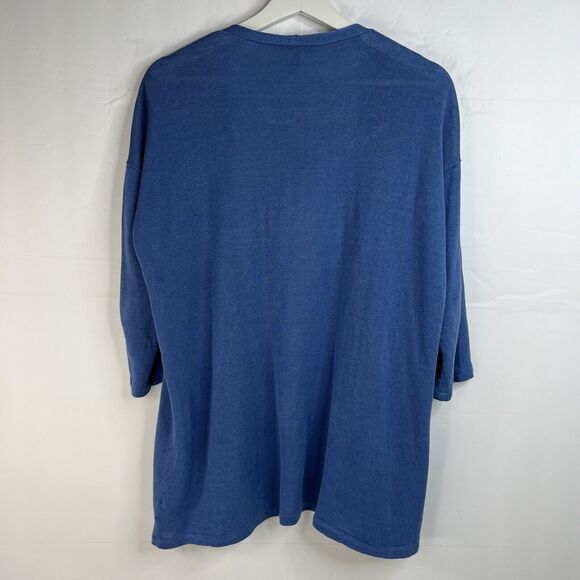 Eileen Fisher Size XS Cardigan Sweater Linen Cotton Blend Open Front Relax Fit - Picture 7 of 11